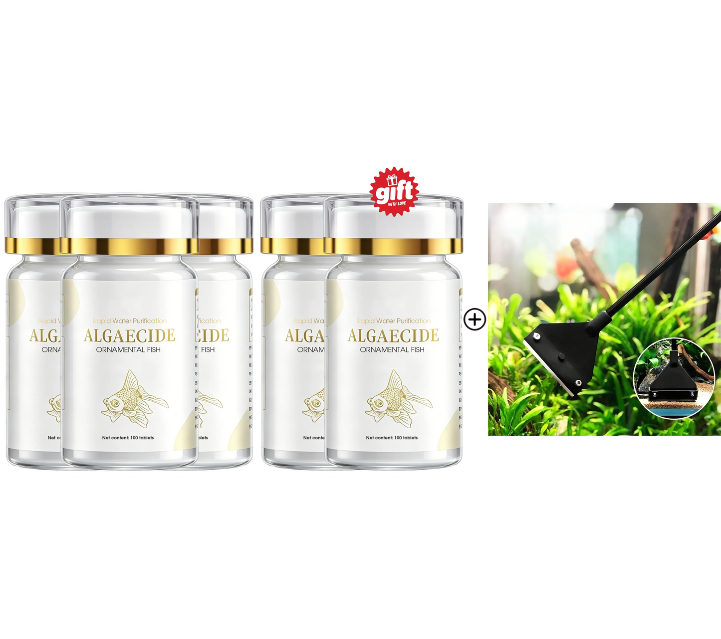 🐟💧 50% RABATT 🔥 Effektives Mittel gegen grünes Wasser & Moos im Aquarium – kristallklares Wasser in kurzer Zeit ✨