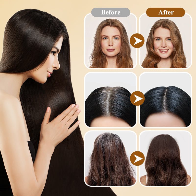 ❤️ 🔥 Zeitlich begrenzter Rabatt, 2 Flaschen zu einem günstigeren Preis! ✨ Lang anhaltende natürliche Haarfarbe Shampoo