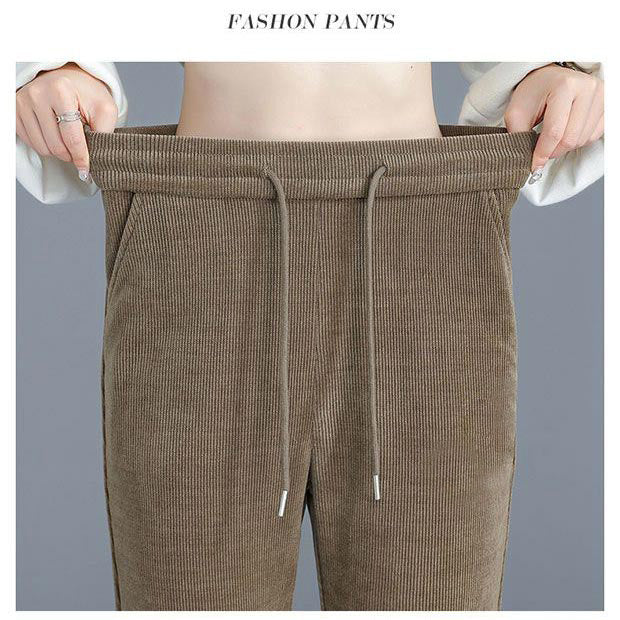 🔥Heißer Verkauf 🔥 Damen-Jogger-Hose mit warmem Plüsch-Cord(50% OFF)