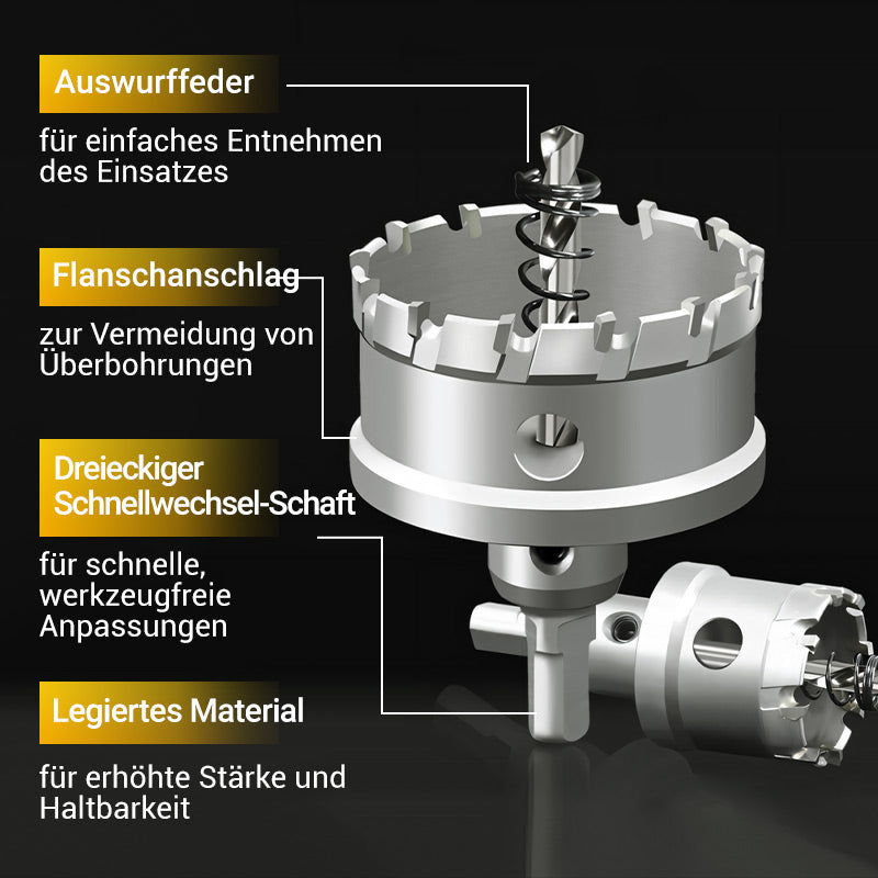 Frühlingsangebot Jetzt bestellen und 60 % Rabatt sichern Hartmetall-Lochfräser für Metall🔥