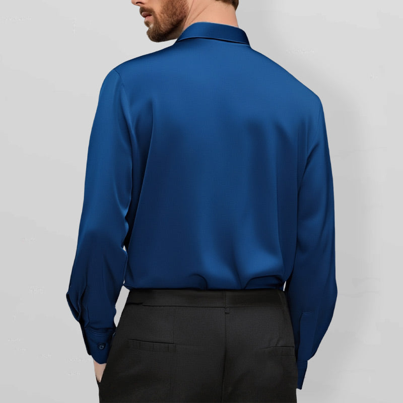 🎉2025 Neuheiten-Schnäppchenangebot✨Knitterfreies Button-Down-Hemd für Herren