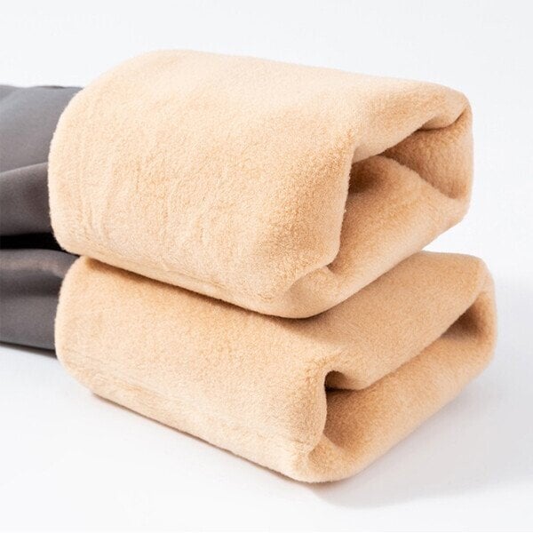 🔥Fake Translucent Warm Plush gefütterte elastische Strumpfhosen✨KOSTENLOSER VERSAND