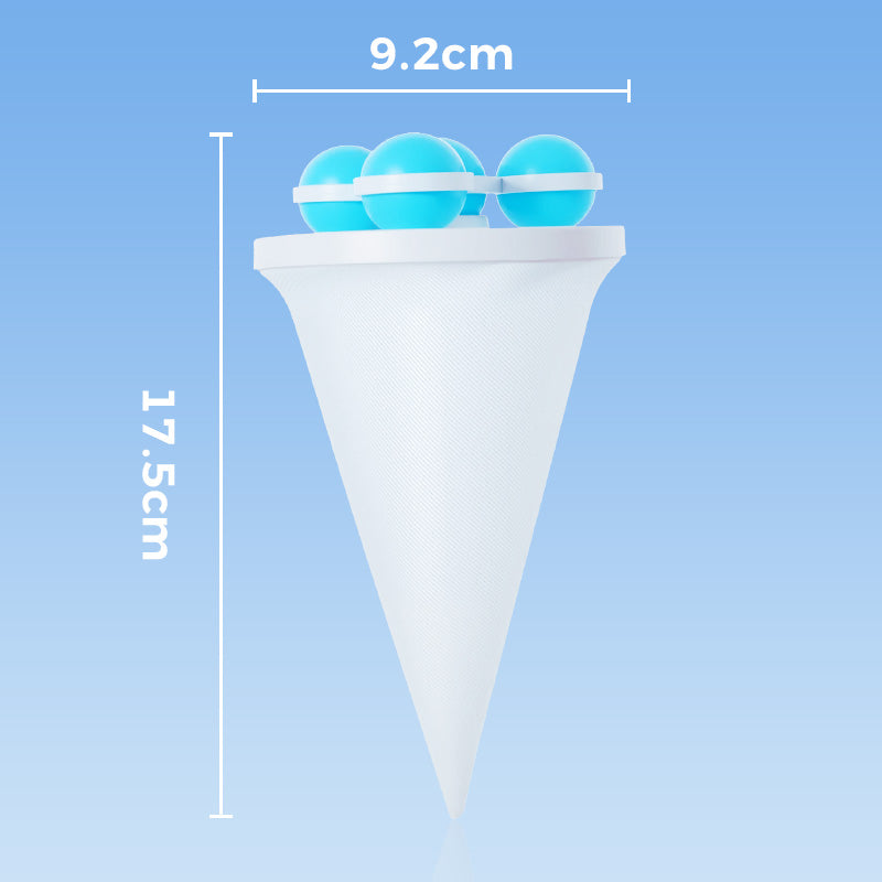 🧼50% RABATT BEFRISTETES ANGEBOT!✨Schwimmender Filterbeutel-Waschball für Waschmaschinen - Fängt Haare & Flusen mit Einfacher Reinigung für Badewanne, Waschbecken & Waschmaschine🐾📦