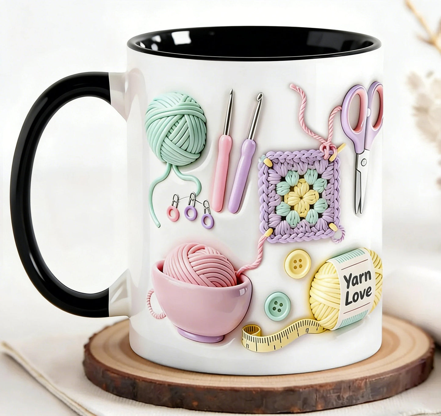 💎 LETZTER TAG: 50% AUF DIE „YARN LOVE“-TASSE! 💎 Perfektes Geschenk für Bastelfreunde – Spülmaschinenfest ✨