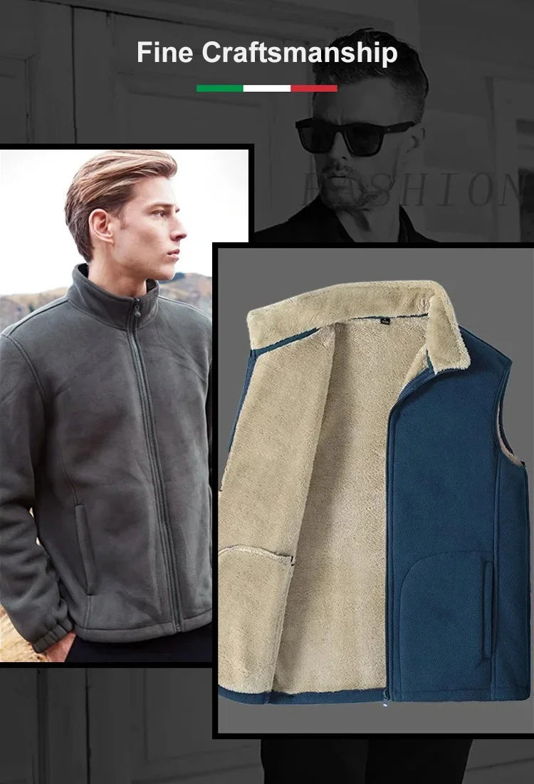 🍂Herbst-Specials🍂Herrenweste aus Lammwolle🔥