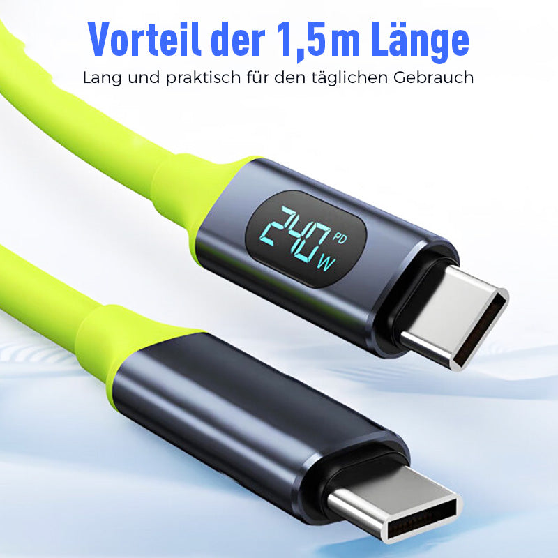 🔥Schnellladekabel, kompatibel mit iPhone und Samsung-Smartphones (einschließlich aller Smartphones mit Typ-C-Anschluss)