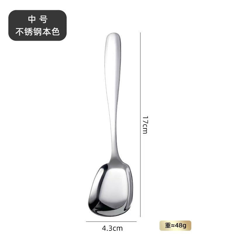 🥄Quadratischer Löffel aus rostfreiem Stahl🥄Mehr kaufen und mehr Rabatt erhalten