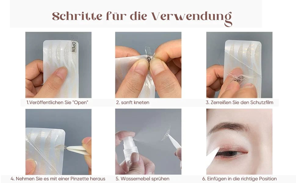 🔥Unsichtbarer doppelter Augenlidaufkleber