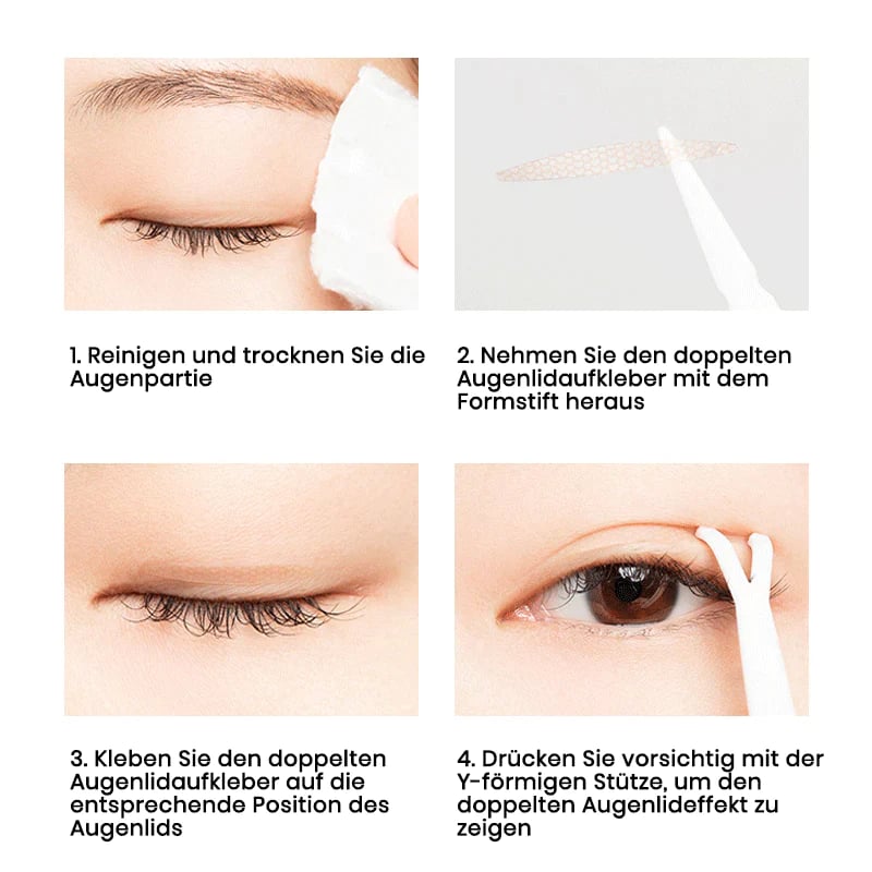 🔥Unsichtbarer doppelter Augenlidaufkleber