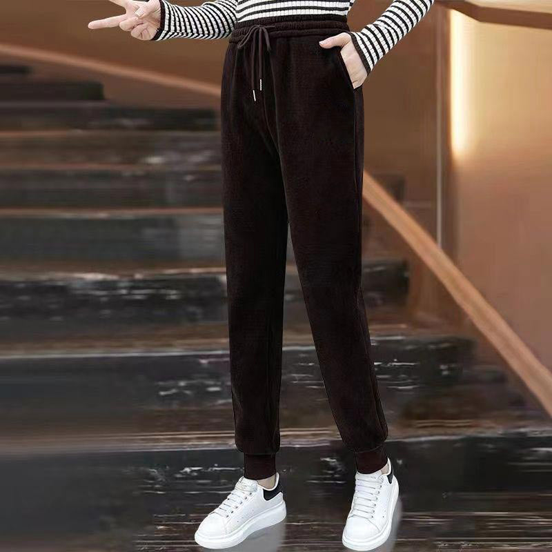 🔥Heißer Verkauf 🔥 Damen-Jogger-Hose mit warmem Plüsch-Cord(50% OFF)