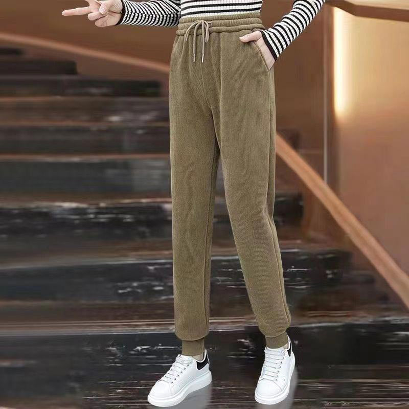 🔥Heißer Verkauf 🔥 Damen-Jogger-Hose mit warmem Plüsch-Cord(50% OFF)