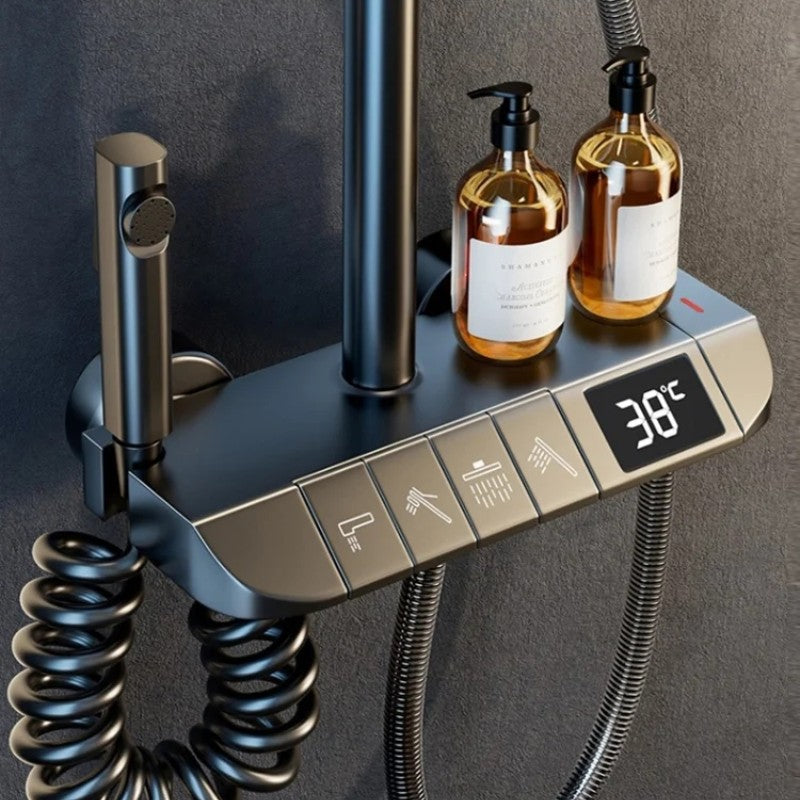 🔥Intelligentes Duschset mit konstanter Temperatur unter Druck
