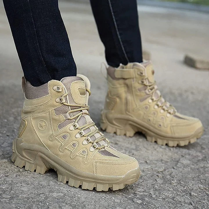 ✨Zeitlich begrenzt 50%RABATT🔥 Herren Outdoor wasserdichte rutschfeste Wanderstiefel Kampfstiefel