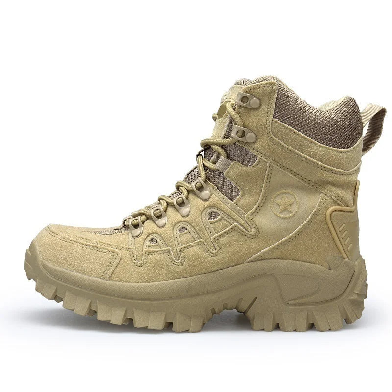 ✨Zeitlich begrenzt 50%RABATT🔥 Herren Outdoor wasserdichte rutschfeste Wanderstiefel Kampfstiefel