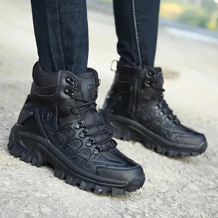 ✨Zeitlich begrenzt 50%RABATT🔥 Herren Outdoor wasserdichte rutschfeste Wanderstiefel Kampfstiefel
