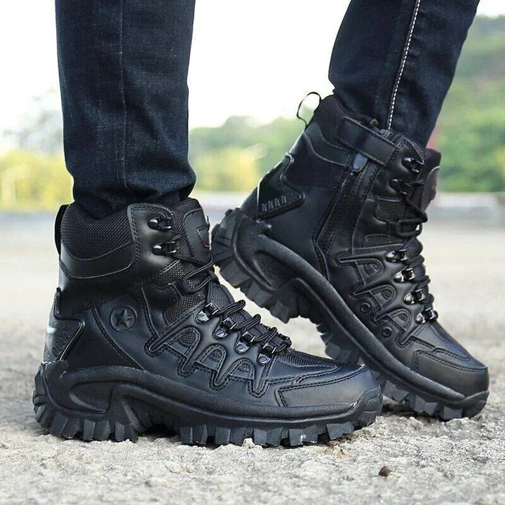 ✨Zeitlich begrenzt 50%RABATT🔥 Herren Outdoor wasserdichte rutschfeste Wanderstiefel Kampfstiefel