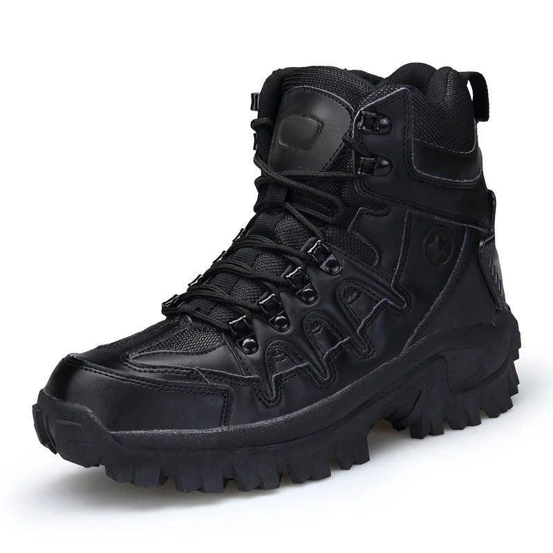 ✨Zeitlich begrenzt 50%RABATT🔥 Herren Outdoor wasserdichte rutschfeste Wanderstiefel Kampfstiefel