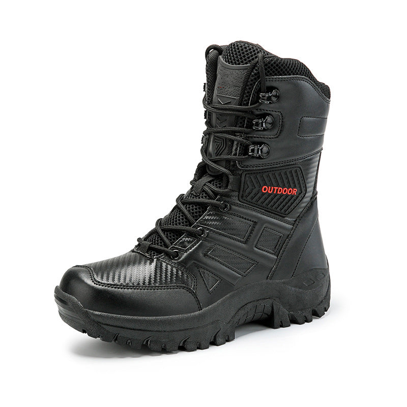✨Zeitlich begrenzt 50%RABATT🔥 Herren Outdoor wasserdichte rutschfeste Wanderstiefel Kampfstiefel