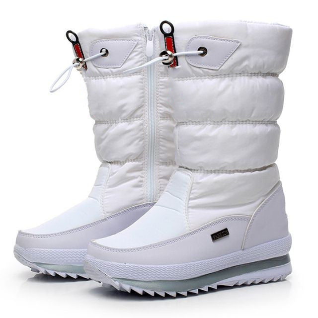 💯Ideales Geschenk💖Hochwertiger, rutschfester und wasserdichter Schneestiefel aus Kunstfell für Damen