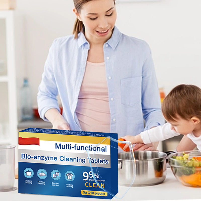 🔥Begrenzte Zeit 43% Rabatt🔥Multifunktionale Bio-Enzym-Reinigungstabletten