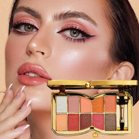 🔥Neujahrsangebote🔥Ideaal Cadeau-10 Kleuren Glitter Oogschaduw Palet