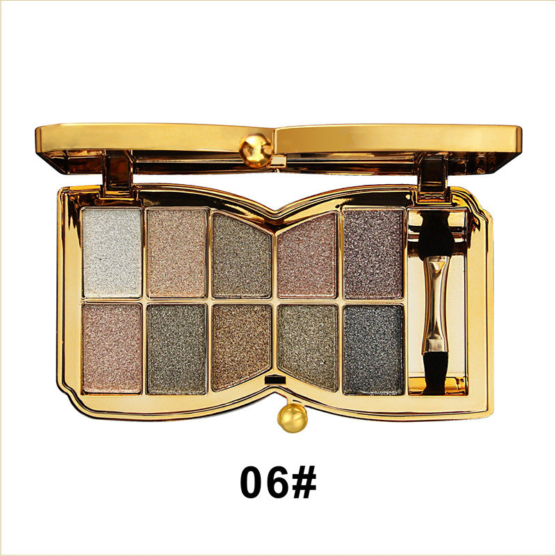 🔥Neujahrsangebote🔥Ideaal Cadeau-10 Kleuren Glitter Oogschaduw Palet