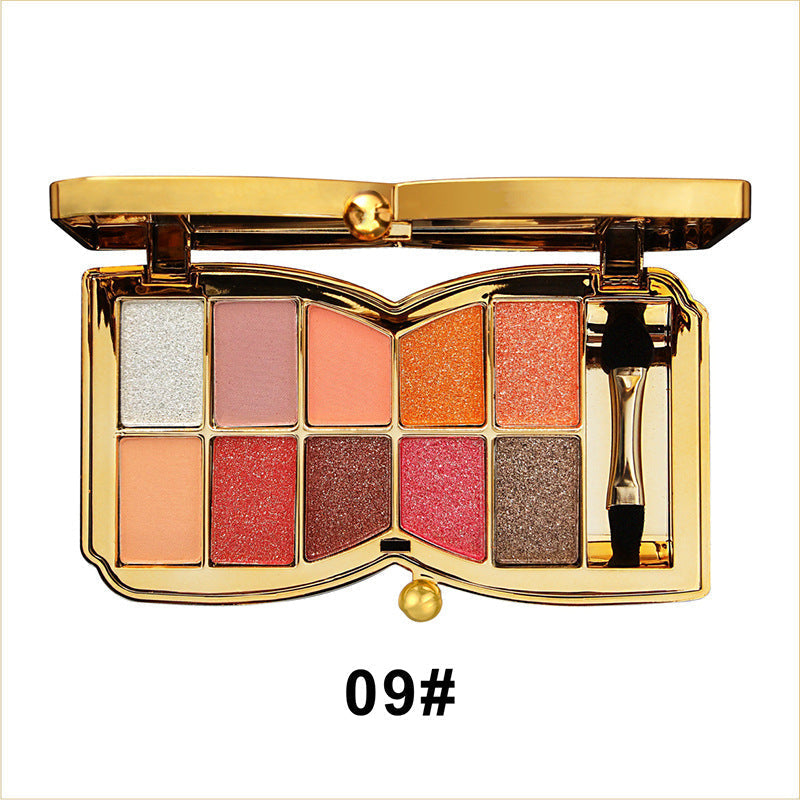 🔥Neujahrsangebote🔥Ideaal Cadeau-10 Kleuren Glitter Oogschaduw Palet
