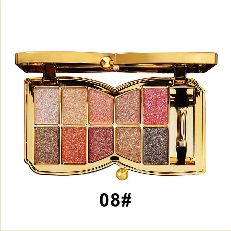 🔥Neujahrsangebote🔥Ideaal Cadeau-10 Kleuren Glitter Oogschaduw Palet