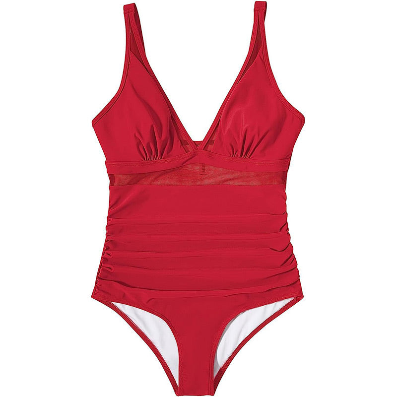 ⏳Begrenzte Zeit 50% Rabatt💥👙Mesh Tummy Control Badeanzug🏝️