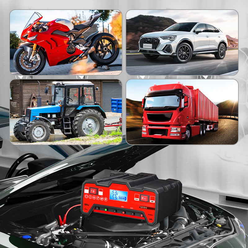 🎉Hot Sale 50% OFF🎉Automotive Intelligent Pulse Repair Batterieladegerät