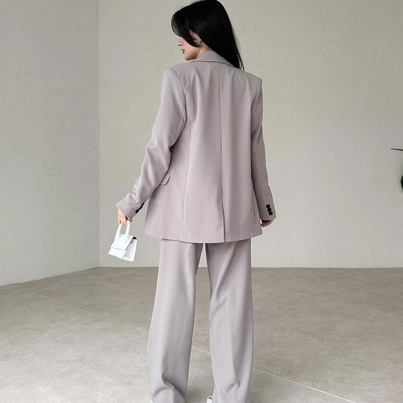 🔥50% Rabatt🔥 Langes 2-teiliges Blazer-Anzug-Set für Damen