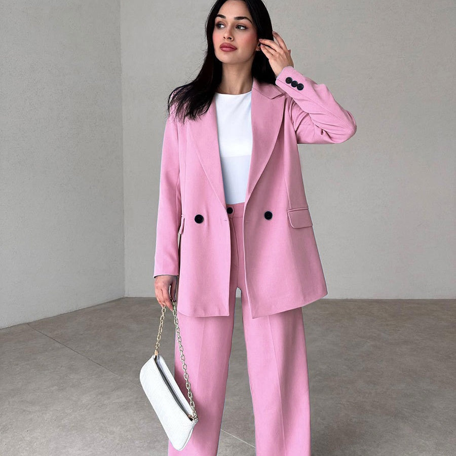 🔥50% Rabatt🔥 Langes 2-teiliges Blazer-Anzug-Set für Damen