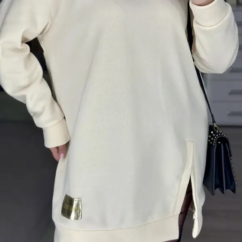 🍁🍁Schickes Cutout-Sweatshirtkleid für Damen😘