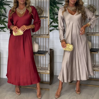 50% Rabatt🔥Elegantes, glänzendes Maxikleid für Damen