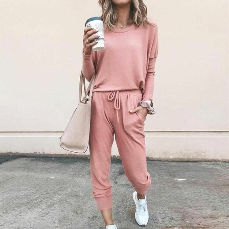 ✨Neues Angebot 49% Rabatt✨ Elegantes Damen Zweiteiler Set: Oberteil + Hose