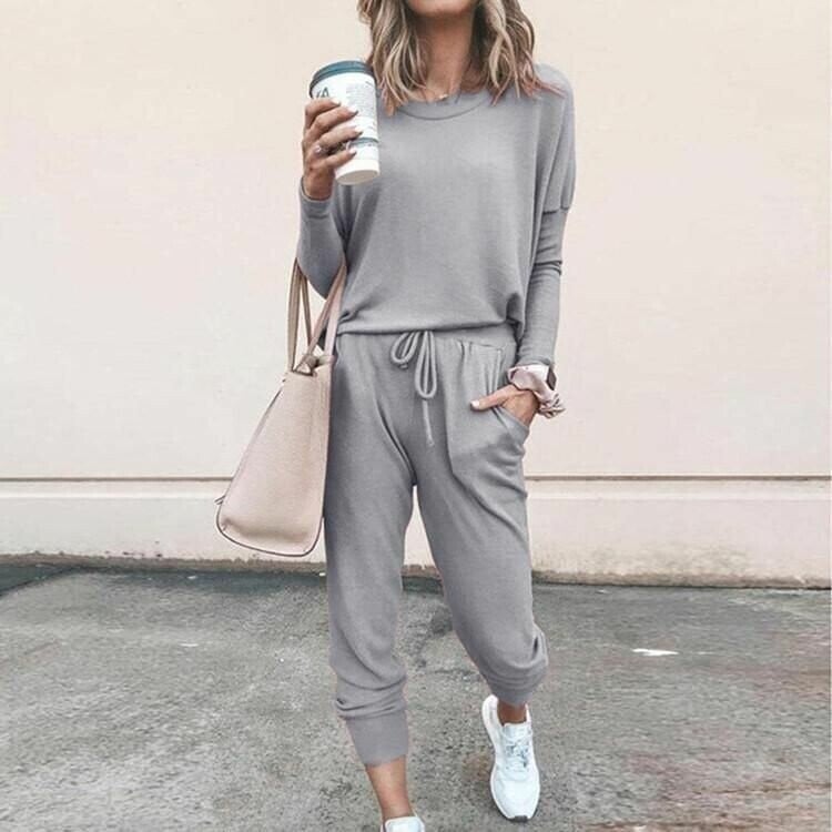 ✨Neues Angebot 49% Rabatt✨ Elegantes Damen Zweiteiler Set: Oberteil + Hose