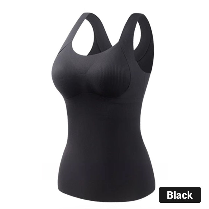 🎁Neujahrs-Hot-Sale 49% Rabatt🌸 Damen Thermo Tanktops mit integriertem BH