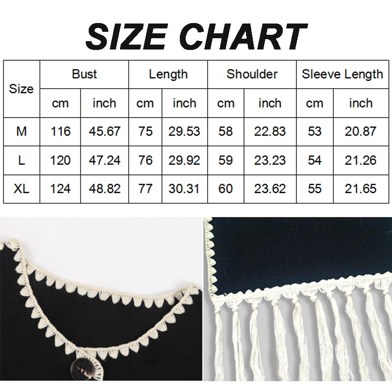 🧣Ladies' tweed coat with tassel scarf