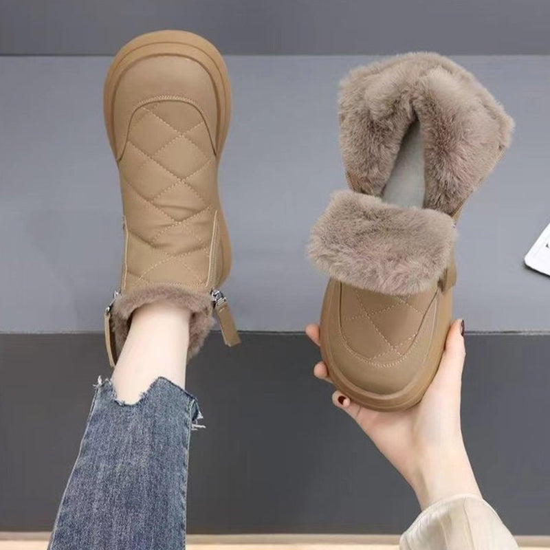 Rutschfeste, warme, leichte Schneestiefel für Frauen