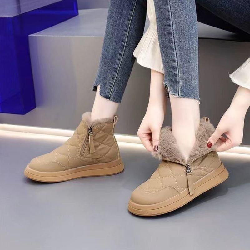 Rutschfeste, warme, leichte Schneestiefel für Frauen