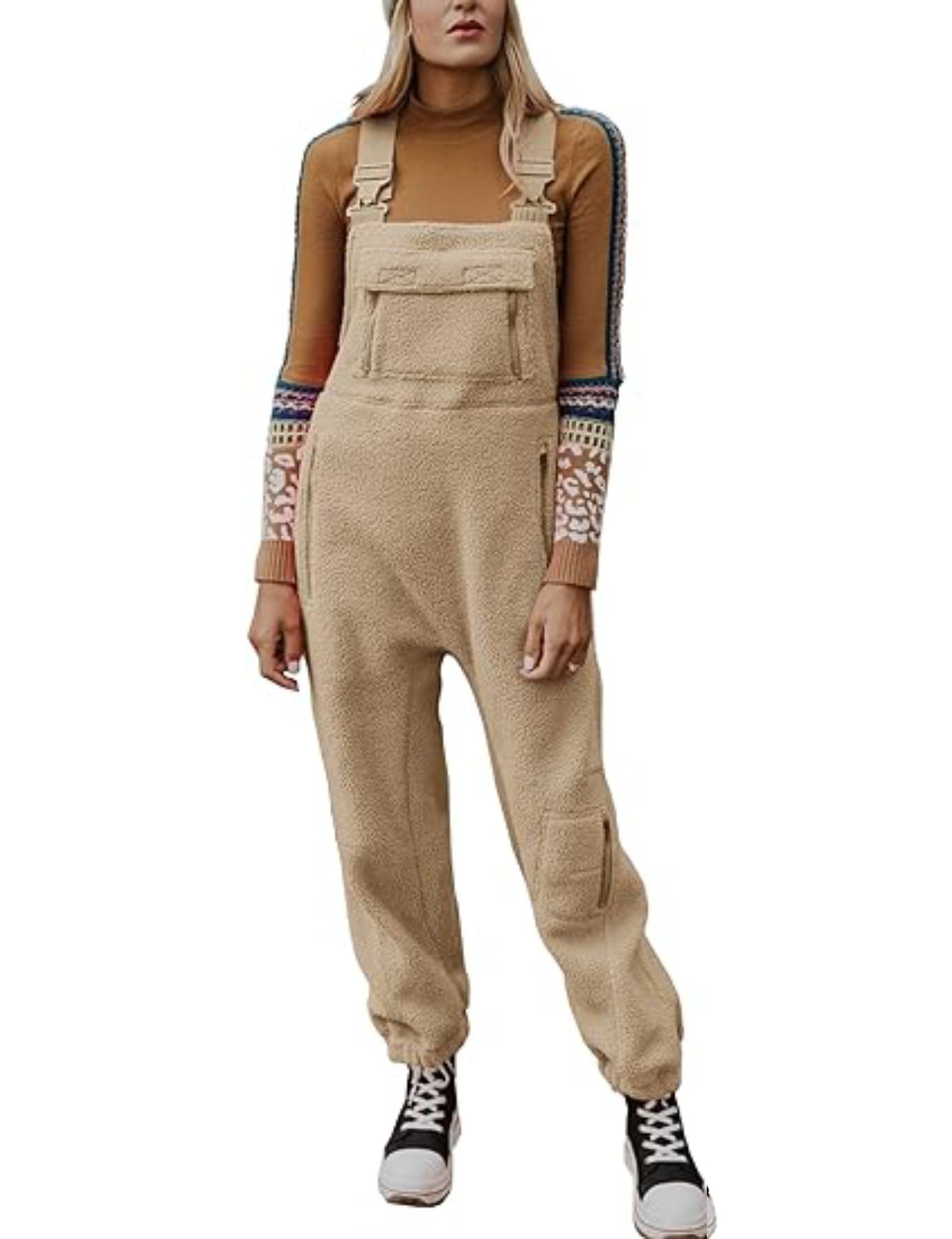 2024 Neue warme Overalls für Damen, lockere, lässige Overalls