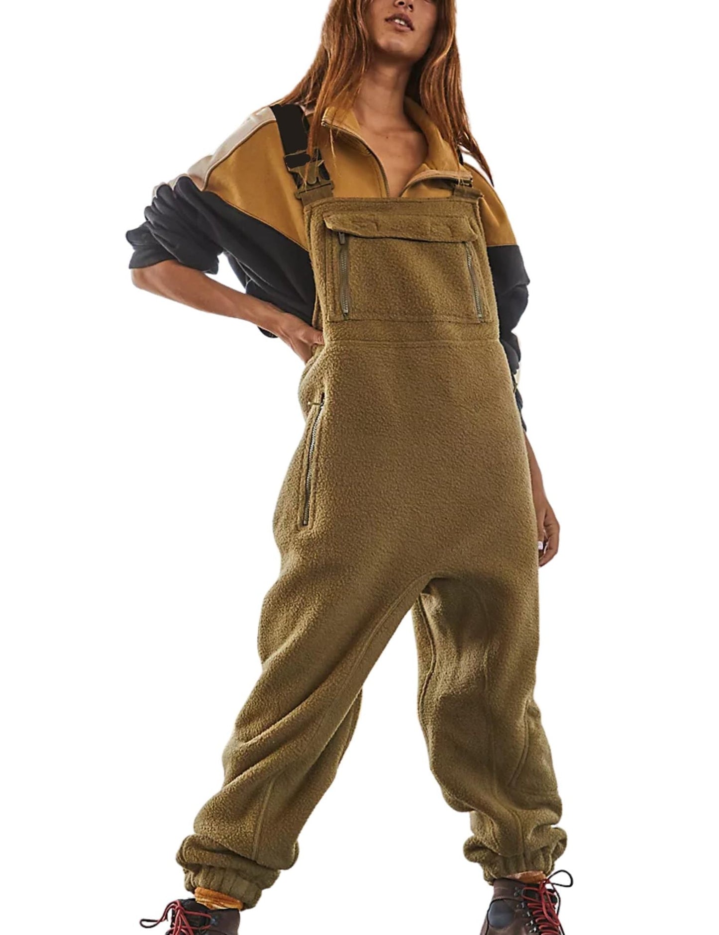 2024 Neue warme Overalls für Damen, lockere, lässige Overalls