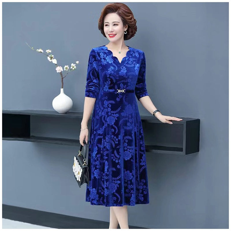 Elegantes Midikleid mit langen Ärmeln