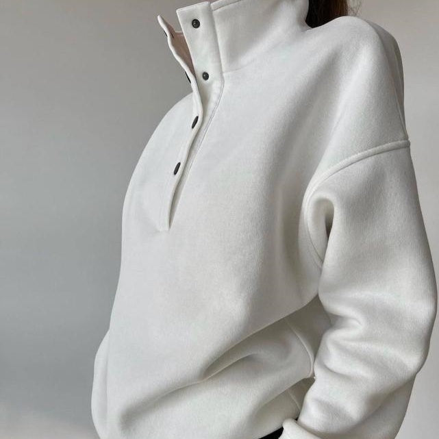 ❄️Winter-Spezialitäten❄️2-teiliges Set für Frauen mit Knopf-Sweatshirt & Jogginghose
