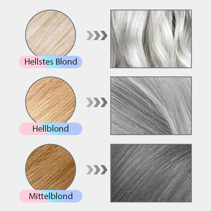 ✨️Bestseller✨️2-in-1-Silber-Haarfarbe mit natürlichem Essenz-Extrakt