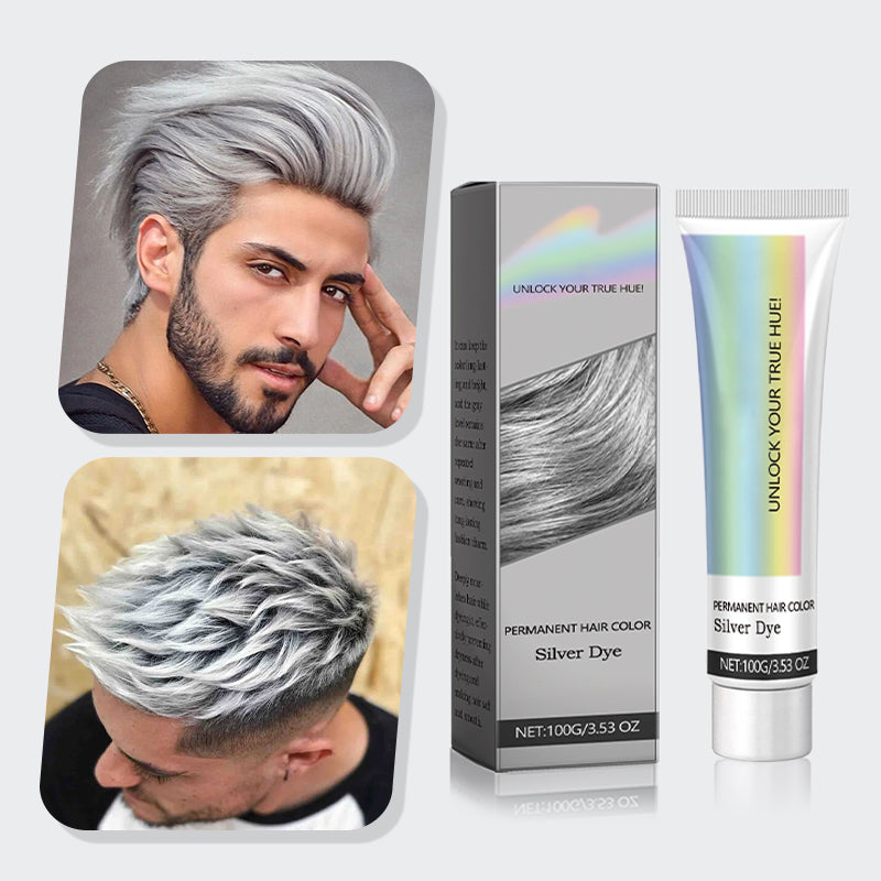 ✨️Bestseller✨️2-in-1-Silber-Haarfarbe mit natürlichem Essenz-Extrakt