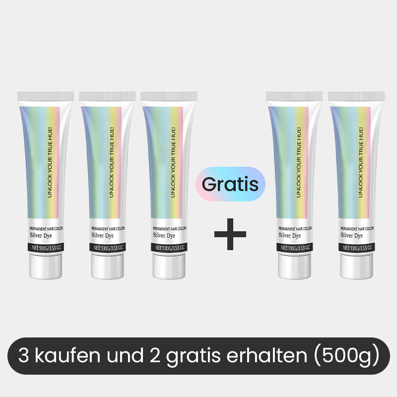 ✨️Bestseller✨️2-in-1-Silber-Haarfarbe mit natürlichem Essenz-Extrakt