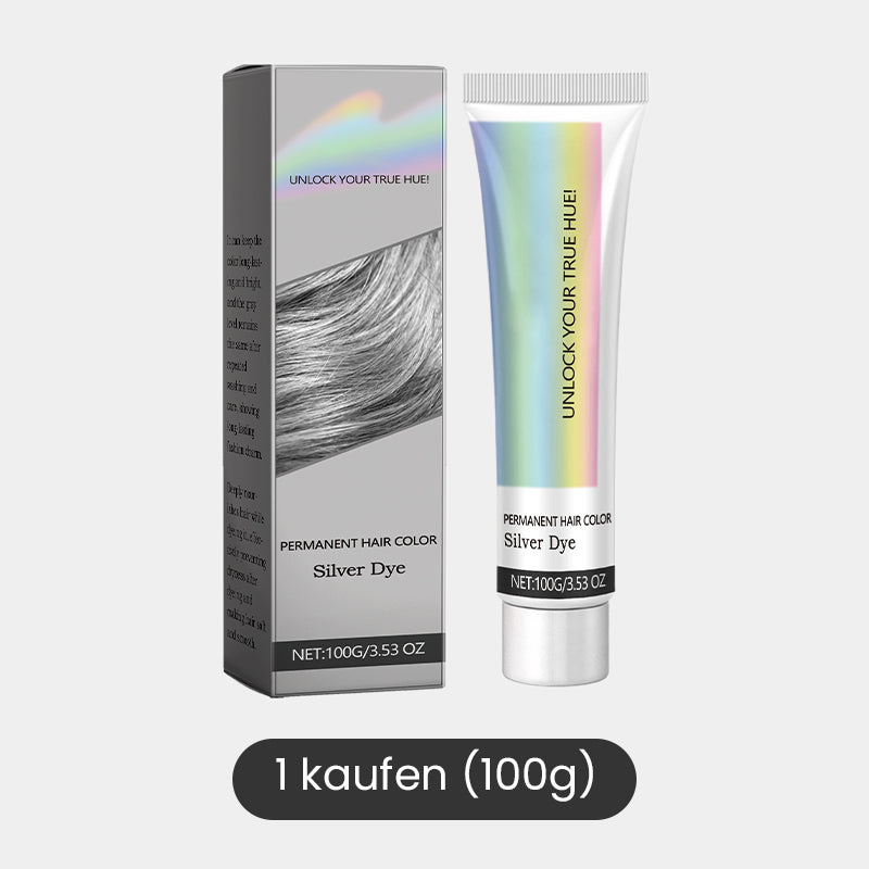 ✨️Bestseller✨️2-in-1-Silber-Haarfarbe mit natürlichem Essenz-Extrakt