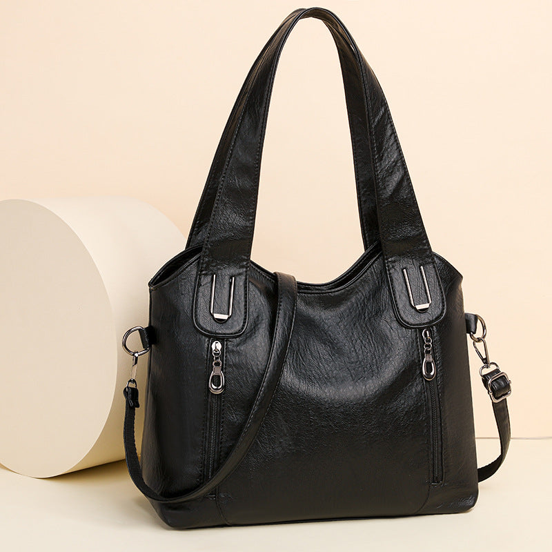 Retro Große Kapazität Verstellbare Crossbody Handtasche