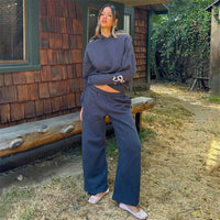 Hoodie-Set mit Schleife für Damen